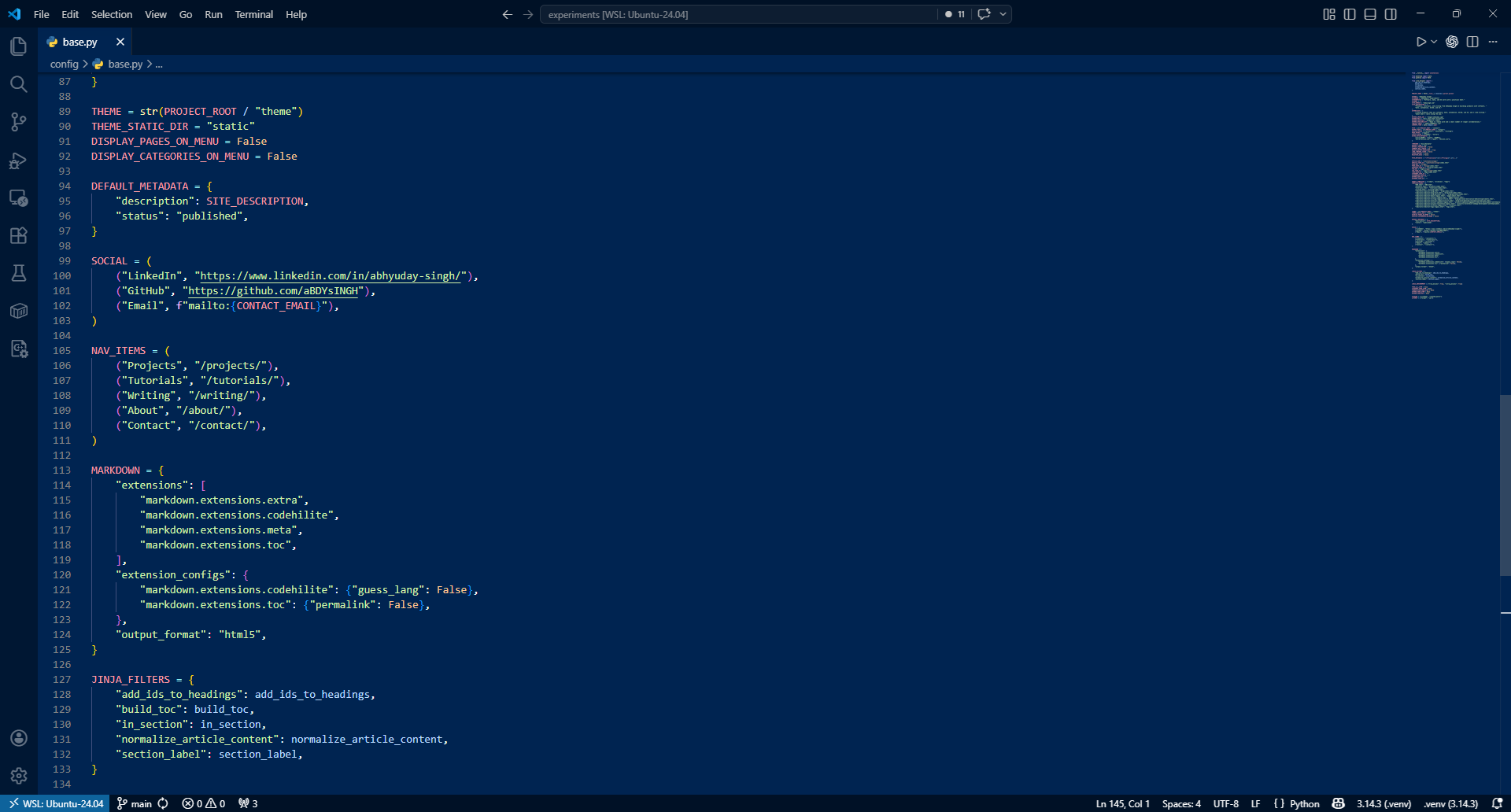 Customizing a Pelican Site Without Fighting the Theme